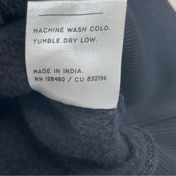 PACT Organic Women’s Black Zip Up Fleece Lined Hoodie Large - Picture 7 of 9